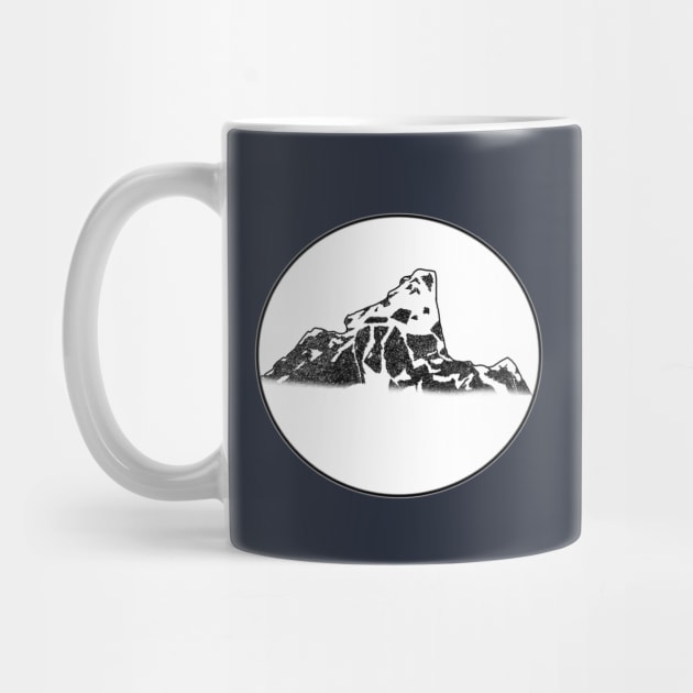 Mountain sketch by TheStrangeShop ♥♦♣♠